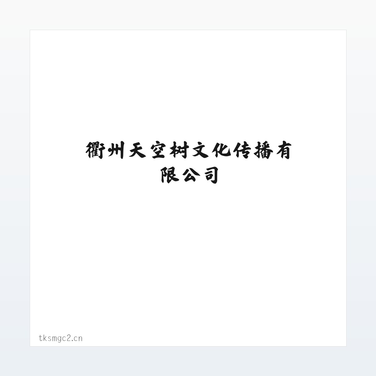 技术参数 - 衢州天空树文化传播有限公司 方图